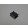 Onyx naturel rectangle 9x12 mm noir buff-top