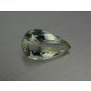Améthyste naturelle poire 14.6x25.2 mm facettée verte