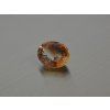 Topaz imperial naturalny owal 14.8x11.9 mm fasetowany