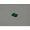Calcédoine naturelle rectangle 7x11 mm cabochon plate verte
