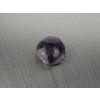 Ametyst naturalny róża 15.8x17.3 mm rzeźbiony