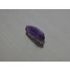 Améthyste naturelle poisson 21.3x9.2 mm sculptée