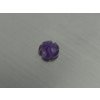 Ametyst přírodní květ 8.1 mm vyřezávaný