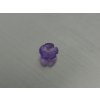 Ametyst přírodní květ 8.1 mm vyřezávaný