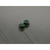 Agate naturelle ovale 8x10 mm cabochon plate verte