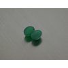 Calcédoine naturelle ovale 8x11 mm cabochon verte