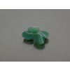 Agate naturelle ovale 8x11 mm cabochon verte