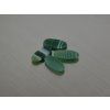 Agate naturelle ovale 8x16 mm cabochon verte