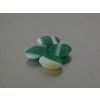 Agate naturelle ovale 10x14 mm cabochon verte