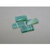 Agate naturelle rectangle 8x16 mm cabochon verte