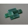 Agate naturelle rectangle 10x20 mm cabochon plate verte
