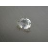 Quartz naturel poire 15.8x23.0 mm facetté blanc transparent