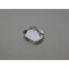 Quartz naturel cushion 16.1x20.2 mm facetté blanc transparent