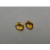 Citrine naturelle ovale 6x8 mm cabochon