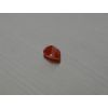 Cornaline naturelle poire 7.0x10.0 mm facettée