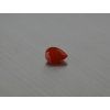 Cornaline naturelle poire 7.0x10.0 mm facettée