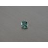 Spinelle synthétique rond couleur Tourmaline vert-bleu, différentes tailles