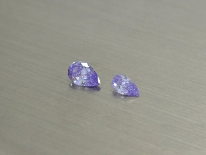 10446 kubischer zirkon birne 3x5 8x10 mm farbe lavendel