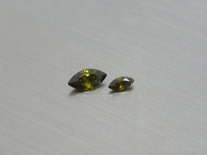 10548 kubischer zirkon marquis 2x4 7x14 mm farbe olivin peridot