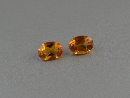 Zitrin natürlicher oval  5x7 mm facettiert