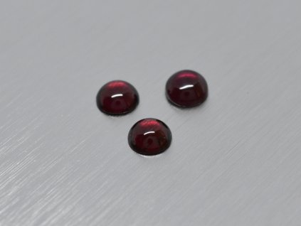 Granat naturlicher rund 6.0 mm rhodolit cabochon