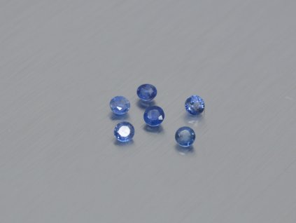 Saphir naturlicher rund 3.0 mm blau facettiert, ohne behandlung