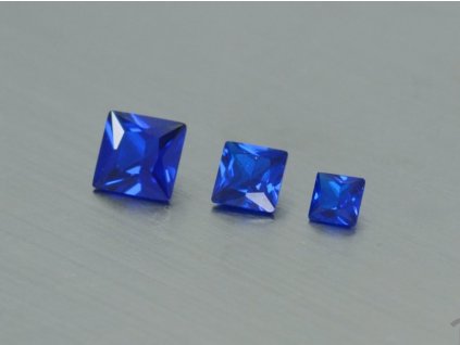 7659 spinell synthetisches quadratisch 3 0 mm blau farbe saphir