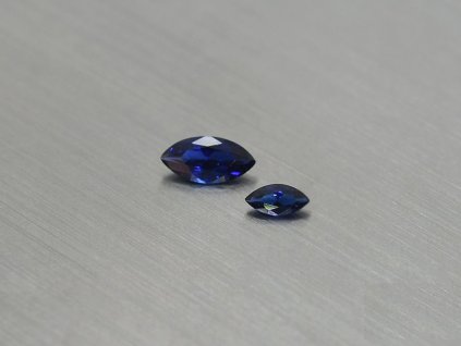 7899 saphir synthetisches marquis 2x4 3x6 mm blau