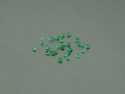 Smaragd naturlicher rund 2.3 mm facettiert