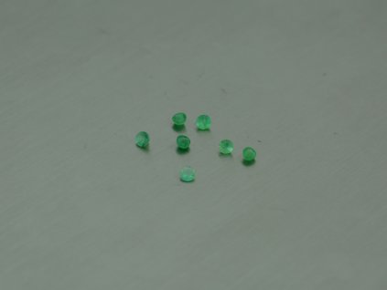Smaragd naturlicher rund 1.7 mm facettiert