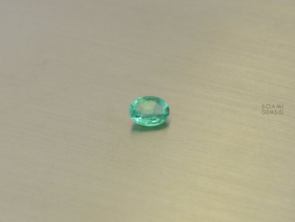 Smaragd naturlicher oval 3.8x5.6 mm facettiert