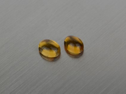 Zitrin natürlicher oval 6x8 mm cabochon