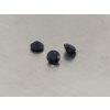 Saphir naturlicher rund 4.0 mm schwarz facettiert