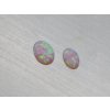 7857 opal synthetisches oval 4x6 5x7mm cabochon rosa