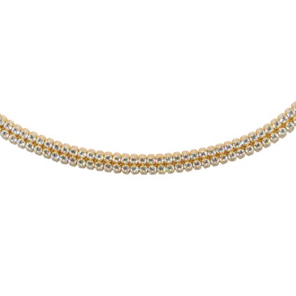 Zlatý náhrdelník so zirkónmi Exclusive