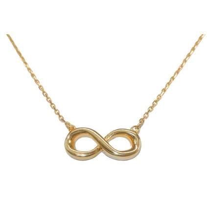 Zlatý náhrdelník s príveskom Nekonečno