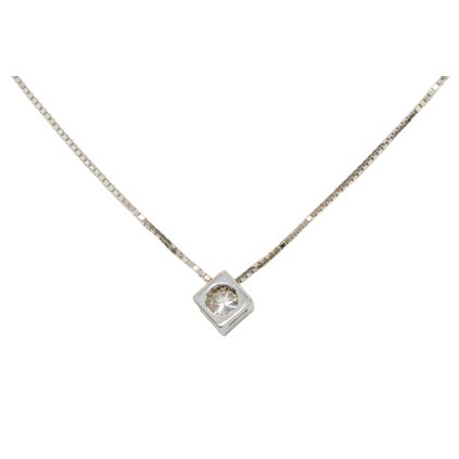 GEMSY Diamantový náhrdelník 0,13 ct