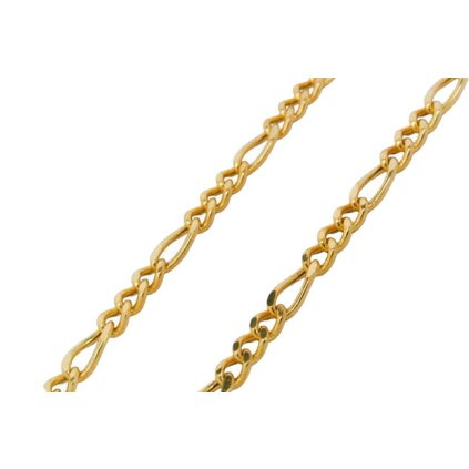 Zlatá retiazka Figaro 3,3 mm