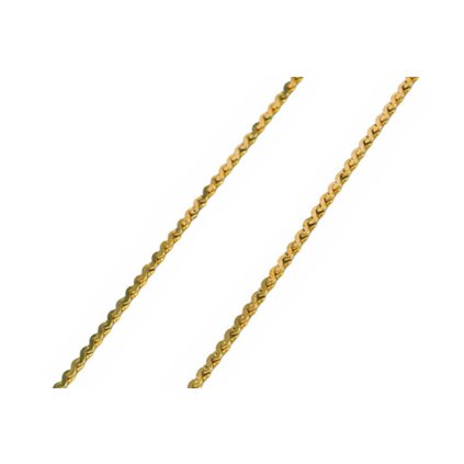 Zlatá retiazka Spiga 1,1 mm