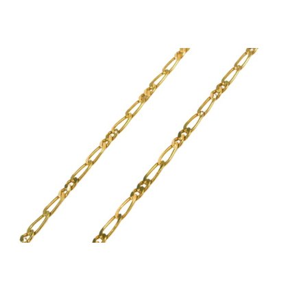 Zlatá retiazka Figaro 2,2 mm