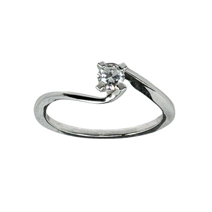 Zlatý prsteň so zirkónom