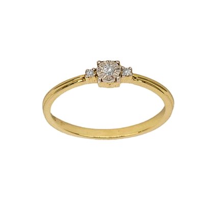 GEMSY Diamantový prsteň 0,03ct