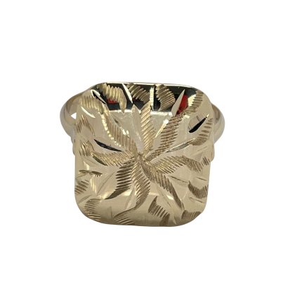 Zlatý prsteň s gravírom