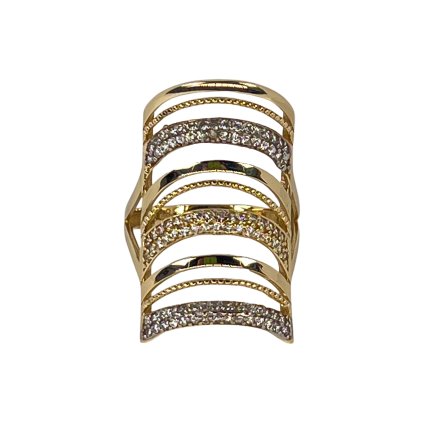 Zlatý prsteň so zirkónmi GEMSY