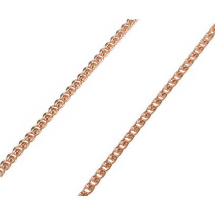 Zlatá retiazka z ružového zlata Vzorovaná 1,6 mm