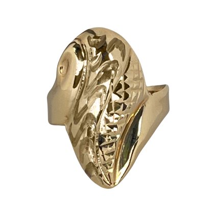 Zlatý gravírovaný prsteň Panama III.