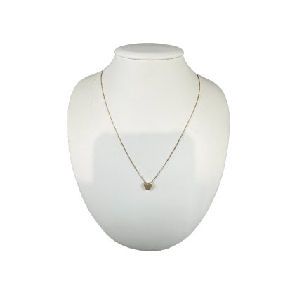 Zlatý náhrdelník zo žltého zlata Srdiečko