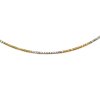 Náhrdelník z bieleho a žltého zlata