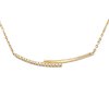 Zlatý náhrdelník so zirkónmi