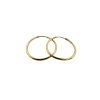 Zlaté detské lesklé kruhy Rainey 22,7 mm